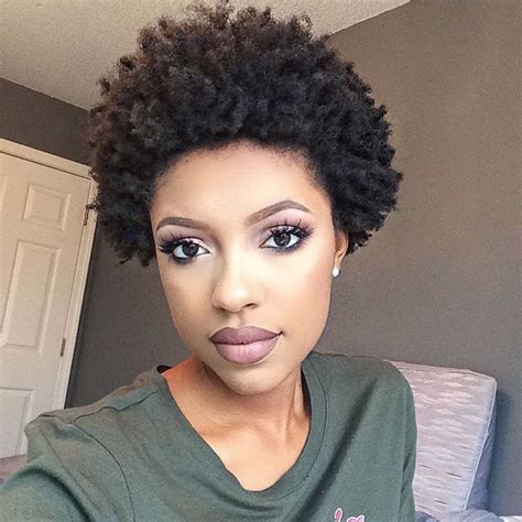 4c hairstyles short|short 4c afro women.